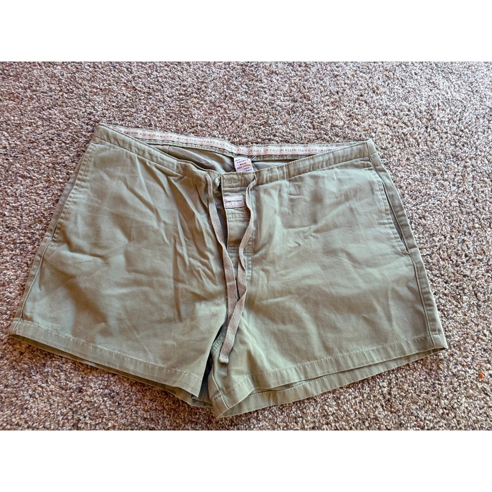 Xl olive green Calvin Klein cotton women's shorts